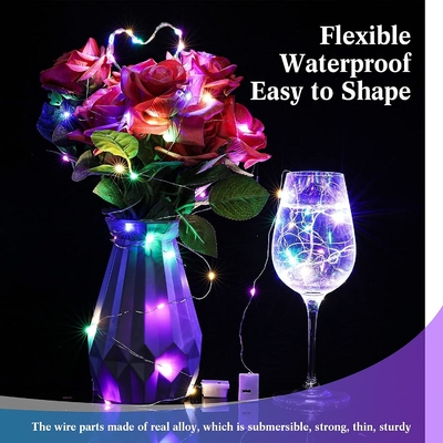 5m Multi Color Silver Copper Wire Led String Lights For Christmas Wedding Party