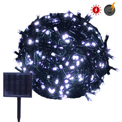 5V Cool White IP44 Solar Powered Twinkle Fairy Lights Outdoor Christmas Lights
