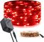 Waterproof Plug In Wire Fairy Lights 50M Length Star String Lights For Bedroom